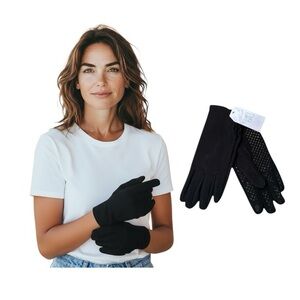Time And Tru Driving Tech Touch Fleece Lined Gloves